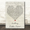 Elbow feat. John Grant Kindling (Fickle Flame) Script Heart Wall Art Song Lyric Print