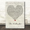 Jackson Browne The Pretender Script Heart Decorative Wall Art Gift Song Lyric Print