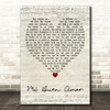 Gloria Estefan Mi Buen Amor Script Heart Decorative Wall Art Gift Song Lyric Print