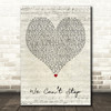 Miley Cyrus We Cant Stop Script Heart Decorative Wall Art Gift Song Lyric Print