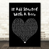 Frankie Ballard It All Started With A Beer Black Heart Song Lyric Quote Print