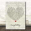 Jennifer Day Completely Script Heart Decorative Wall Art Gift Song Lyric Print