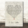 Emi Sunshine I Am Able Script Heart Decorative Wall Art Gift Song Lyric Print