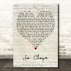 Dina Carroll So Close Script Heart Decorative Wall Art Gift Song Lyric Print