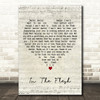 Blondie In The Flesh Script Heart Decorative Wall Art Gift Song Lyric Print