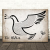 Brandi Carlile The Mother Vintage Dove Bird Decorative Wall Art Gift Song Lyric Print