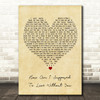 Michael Bolton How Am I Supposed To Live Without You Vintage Heart Wall Art Gift Song Lyric Print