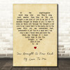 Frank Sinatra You Brought A New Kind Of Love To Me Vintage Heart Wall Art Gift Song Lyric Print