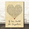 Tom Felton If You Could Be Anywhere Vintage Heart Decorative Wall Art Gift Song Lyric Print