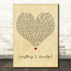 Ray Stevens Everything Is Beautiful Vintage Heart Decorative Wall Art Gift Song Lyric Print