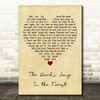 Blind Guardian The Bard's Song In the Forest Vintage Heart Decorative Gift Song Lyric Print