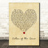 Garth Brooks Victim of the Game Vintage Heart Decorative Wall Art Gift Song Lyric Print