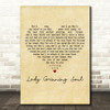 David Bowie Lady Grinning Soul Vintage Heart Decorative Wall Art Gift Song Lyric Print