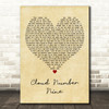 Bryan Adams Cloud Number Nine Vintage Heart Decorative Wall Art Gift Song Lyric Print