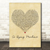 Tremonti A Dying Machine Vintage Heart Decorative Wall Art Gift Song Lyric Print