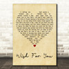 Faith Hill Wish For You Vintage Heart Decorative Wall Art Gift Song Lyric Print
