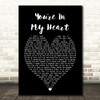 You're In My Heart Rod Stewart Black Heart Song Lyric Quote Print