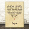 Don Partridge Rosie Vintage Heart Decorative Wall Art Gift Song Lyric Print