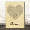 MKTO Classic Vintage Heart Decorative Wall Art Gift Song Lyric Print