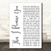 Donna Taggart This I promise you White Script Decorative Wall Art Gift Song Lyric Print