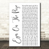 Mavis Staples Eyes On The Prize White Script Decorative Wall Art Gift Song Lyric Print