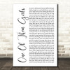 Lee Brice One Of Them Girls White Script Decorative Wall Art Gift Song Lyric Print
