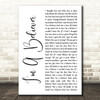 The Monkees I'm A Believer White Script Decorative Wall Art Gift Song Lyric Print