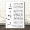 Sugababes Too Lost in You White Script Decorative Wall Art Gift Song Lyric Print