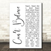 Staind Cant Believe White Script Decorative Wall Art Gift Song Lyric Print