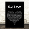 Tina Turner The Best Black Heart Song Lyric Quote Print