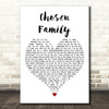 Rina Sawayama & Elton John Chosen Family White Heart Decorative Wall Art Gift Song Lyric Print