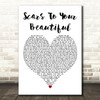 Alessia Cara Scars To Your Beautiful White Heart Decorative Wall Art Gift Song Lyric Print