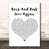 Prince Rock And Roll Love Affair White Heart Decorative Wall Art Gift Song Lyric Print