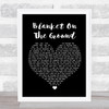 Billie Jo Spears Blanket On The Ground Black Heart Song Lyric Quote Print