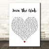 Lucy Spraggan Join The Club White Heart Decorative Wall Art Gift Song Lyric Print