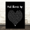 Elvis Presley All Shook Up Black Heart Song Lyric Quote Print