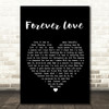Gary Barlow Forever Love Black Heart Song Lyric Quote Print