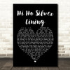 Jeff Beck Hi Ho Silver Lining Black Heart Song Lyric Quote Print