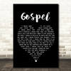 John Moreland Gospel Black Heart Song Lyric Quote Print