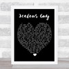 Jealous Guy John Lennon Black Heart Quote Song Lyric Print