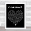 Mind Games John Lennon Black Heart Quote Song Lyric Print