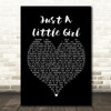 Amy Studt Just A Little Girl Black Heart Song Lyric Print