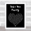 Angus & Julia Stone Take You Away Black Heart Song Lyric Print