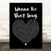 Brett Eldredge Wanna Be That Song Black Heart Song Lyric Print