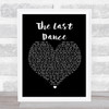 Clare Maguire The Last Dance Black Heart Song Lyric Print