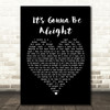 David Essex It's Gonna Be Alright Black Heart Song Lyric Print