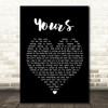Ella Henderson Yours Black Heart Song Lyric Print