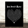 Klangkarussell Sonnentanz ft. Will Heard Sun Don't Shine Black Heart Song Lyric Print