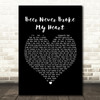 Luke Combs Beer Never Broke My Heart Black Heart Song Lyric Print