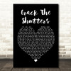 Snow Patrol Crack The Shutters Black Heart Song Lyric Print